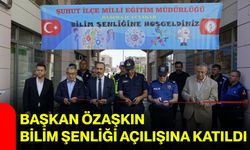 Başkan Özaşkın Bilim Şenliği açılışına katıldı