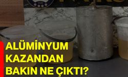 Alüminyum kazandan bakın ne çıktı?