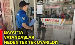 Bayat'ta vatandaşlar neden tek tek uyarıldı?