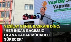 Yeşilay Genel Başkanı Dinç: “Her insan bağımsız olana kadar mücadele sürecek”