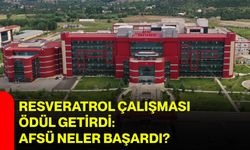 Resveratrol çalışması ödül getirdi: AFSÜ neler başardı?