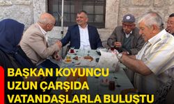 Başkan Koyuncu Uzun Çarşıda vatandaşlarla buluştu