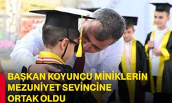 Başkan Koyuncu miniklerin mezuniyet sevincine ortak oldu