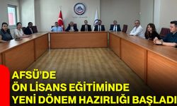 AFSÜ’de ön lisans eğitiminde yeni dönem hazırlığı başladı
