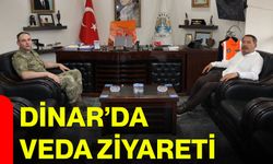 Dinar’da veda ziyareti