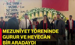 Mezuniyet töreninde gurur ve heyecan bir aradaydı