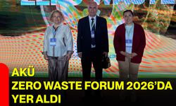 AKÜ Zero Waste Forum 2026’da yer aldı