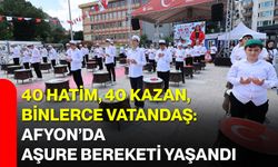 40 hatim, 40 kazan, binlerce vatandaş: Afyon’da aşure bereketi yaşandı