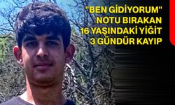 "Ben gidiyorum" notu bırakan 16 yaşındaki Yiğit 3 gündür kayıp