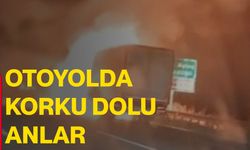 Otoyolda korku dolu anlar