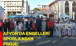 Afyon’da engelleri sporla aşan proje!