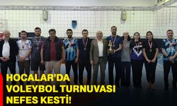 Hocalar’da voleybol turnuvası nefes kesti!