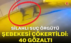 Silahlı suç örgütü şebekesi çökertildi: 40 gözaltı