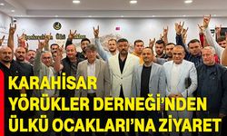 Karahisar Yörükler Derneği’nden Ülkü Ocakları’na ziyaret!