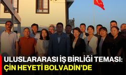 Uluslararası iş birliği teması: Çin Heyeti Bolvadin’de