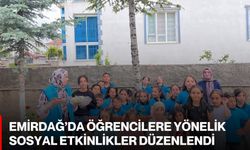 Emirdağ’da öğrencilere yönelik sosyal etkinlikler düzenlendi