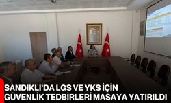 Sandıklı’da LGS ve YKS için güvenlik tedbirleri masaya yatırıldı