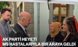 AK Parti Heyeti MS hastalarıyla bir araya geldi