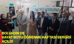 Bolvadin’de Hayat Boyu Öğrenme Haftası Sergisi Açıldı