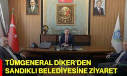 Tümgeneral Diker’den Sandıklı Belediyesine Ziyaret