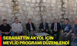 Sebahattin Akyol İçin Mevlid Programı Düzenlendi