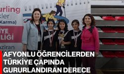 Afyonlu öğrencilerden Türkiye çapında gururlandıran derece