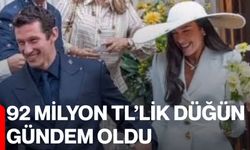 92 milyon TL’lik düğün gündem oldu