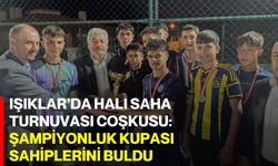 Işıklar’da Halı Saha Turnuvası coşkusu: Şampiyonluk kupası sahiplerini buldu