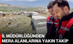 İl Müdürlüğünden mera alanlarına yakın takip