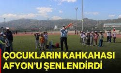 Çocukların kahkahası Afyon’u şenlendirdi