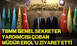 TBMM Genel Sekreter Yardımcısı Çoban, Müdür Erol’u ziyaret etti