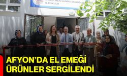 Afyon’da el emeği ürünler sergilendi