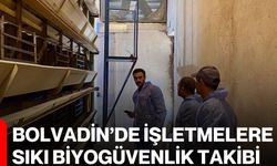 Bolvadin’de İşletmelere Sıkı Biyogüvenlik Takibi