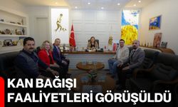Kan bağışı faaliyetleri görüşüldü