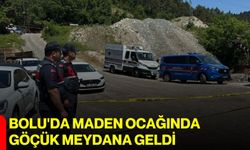 Bolu'da maden ocağında göçük meydana geldi