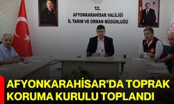 Afyonkarahisar’da Toprak Koruma Kurulu toplandı