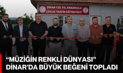 “Müziğin renkli dünyası” Dinar’da büyük beğeni topladı