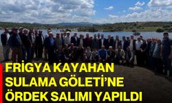 Frigya Kayahan Sulama Göleti’ne ördek salımı yapıldı