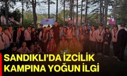 Sandıklı’da izcilik kampına yoğun ilgi