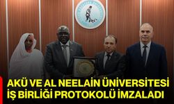 AKÜ ve Al Neelain Üniversitesi iş birliği protokolü imzaladı