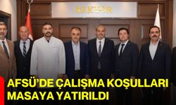 AFSÜ’de çalışma koşulları masaya yatırıldı