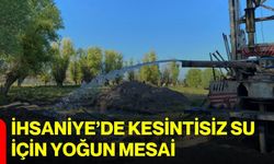 İhsaniye’de kesintisiz su için yoğun mesai