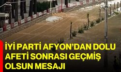 İYİ Parti Afyon’dan dolu afeti sonrası geçmiş olsun mesajı