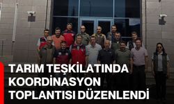 Tarım teşkilatında koordinasyon toplantısı düzenlendi