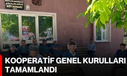 Kooperatif Genel Kurulları tamamlandı