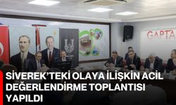 Siverek’teki olaya ilişkin acil değerlendirme toplantısı yapıldı