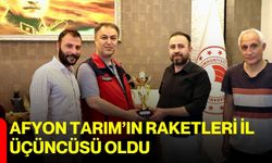 Afyon Tarım’ın raketleri il üçüncüsü oldu