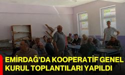 Emirdağ’da Kooperatif Genel Kurul Toplantıları yapıldı