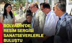 Bolvadin’de resim sergisi sanatseverlerle buluştu