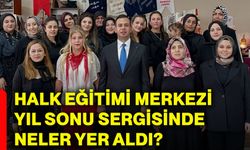 Halk Eğitimi Merkezi yıl sonu sergisinde neler yer aldı?